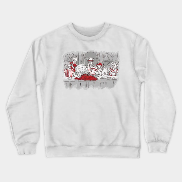 Louisiana Last Supper // Funny Jesus Crawfish Boil Crewneck Sweatshirt by SLAG_Creative